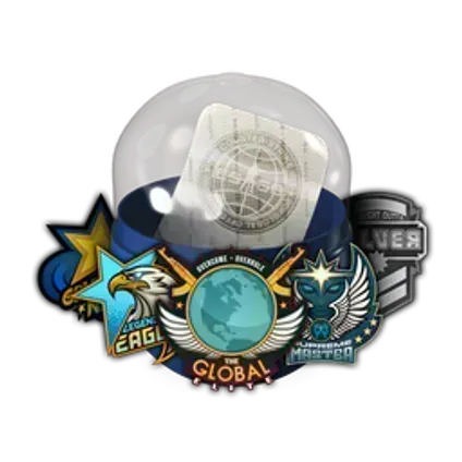 Капсула с наклейками званий